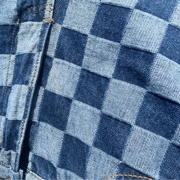 checked jeans - Picture 3 of 7